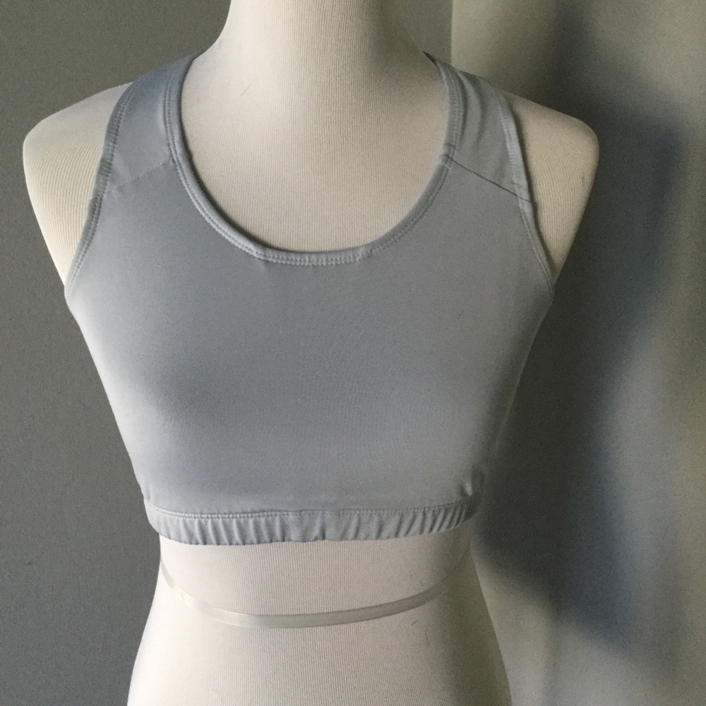 Pale blue workout top/bra